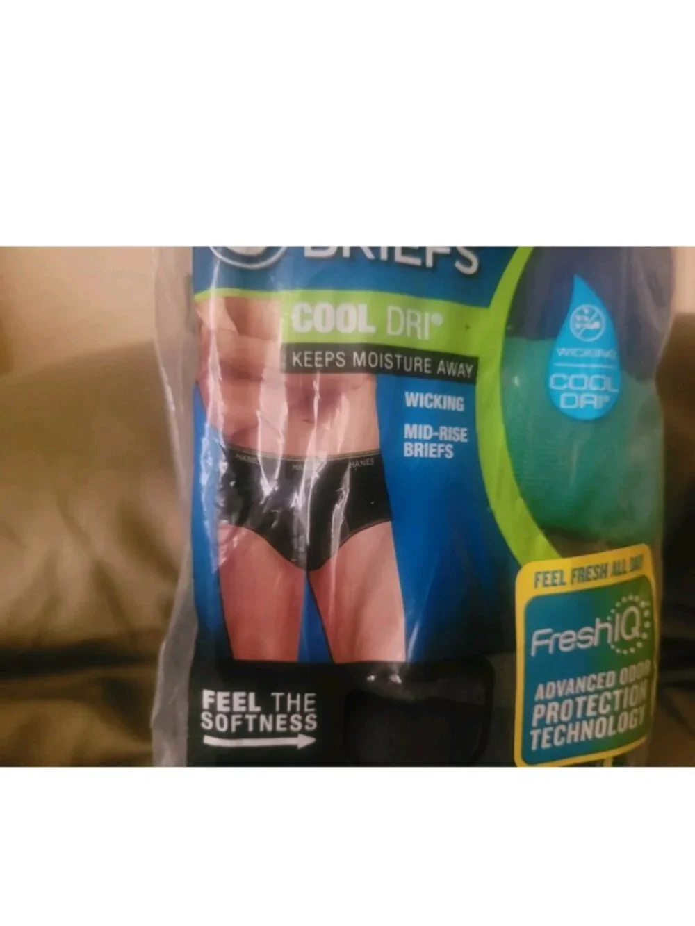 Brand-New In Package Hanes Tagless Briefs Underwear 5-Pack Size 2XL